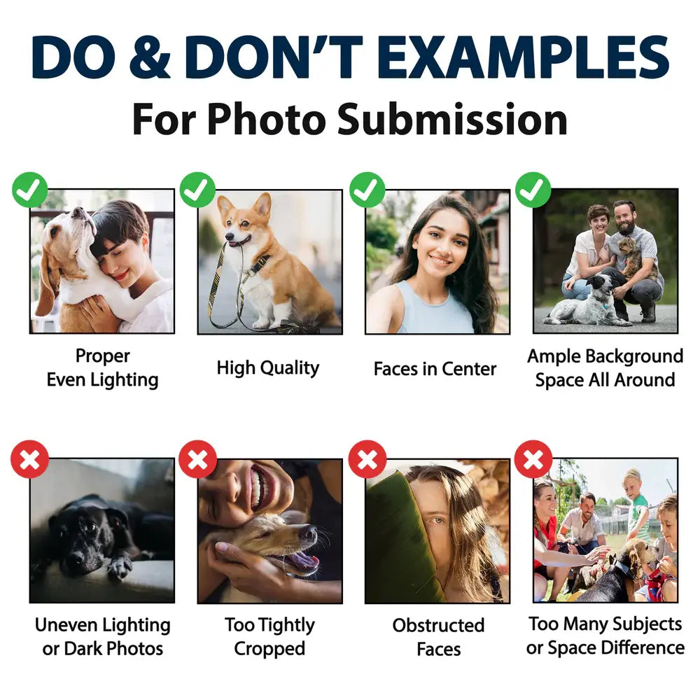 Custom Photo Funny Dog Nose Squishy Acrylic Fridge Magnet – Personalized Pet Lover Birthday Gift