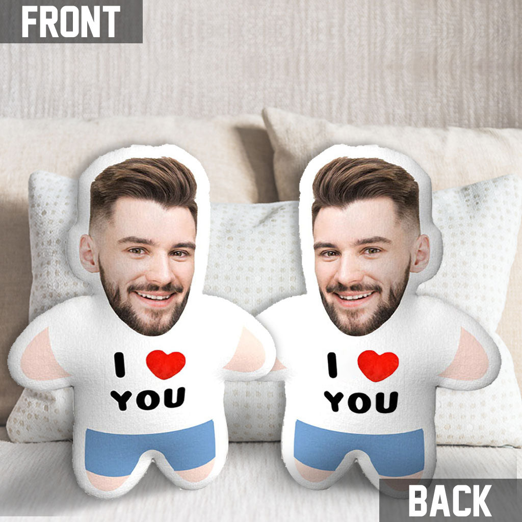 Custom Face & Body Shaped Pillow – Personalized Funny Photo Plush Cushion, Unique Gift for Loved Ones