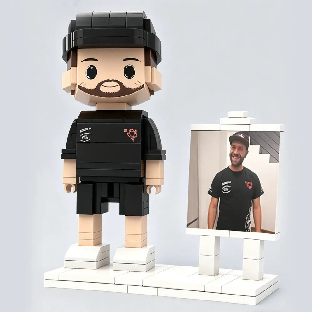 Custom Brick Figures from Your Photo, Personalized Couple Block Gift, Custom Brick Me Figures, Gift for Couples, Friends, Boyfriends