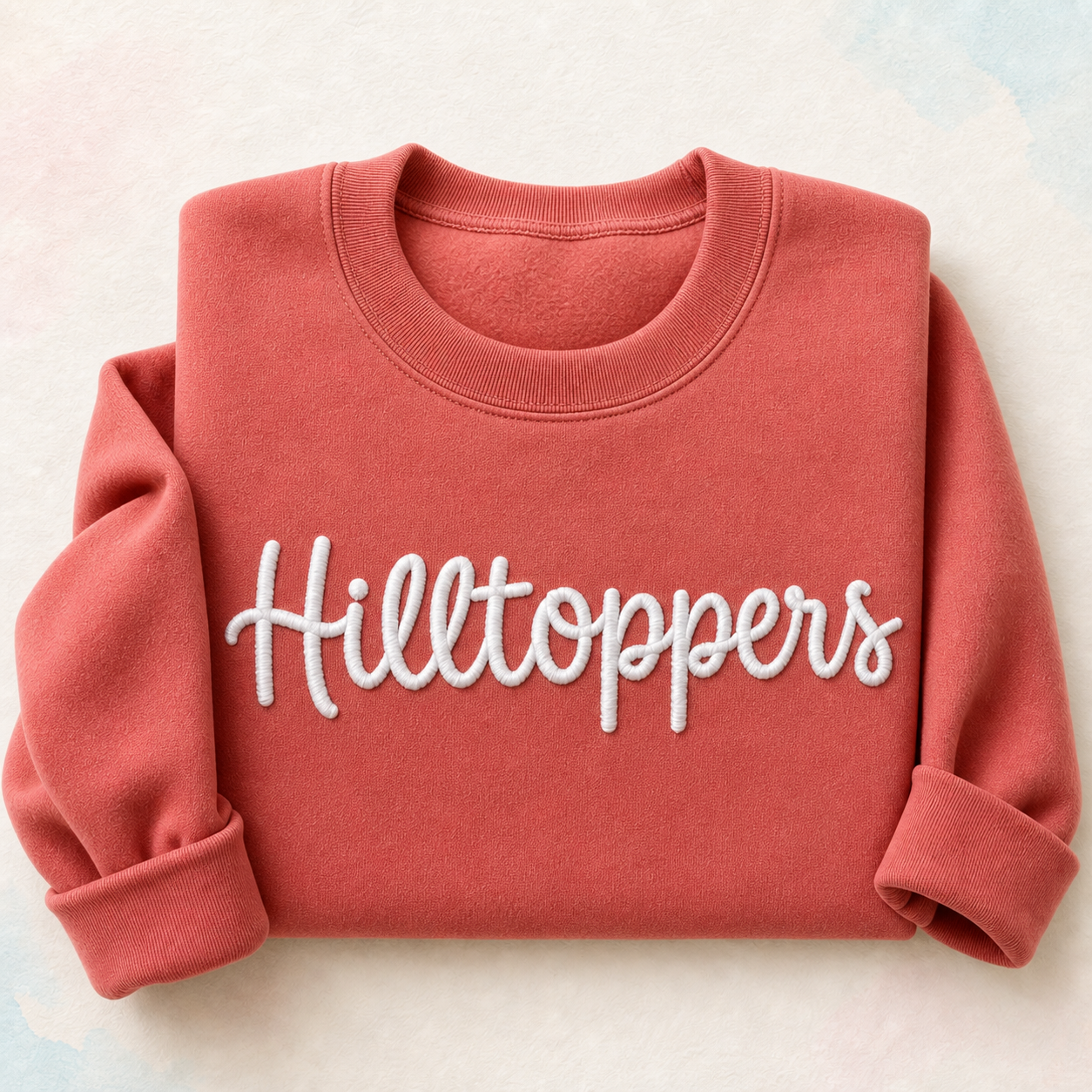 Custom 3D Puff Embroidered Name Sweatshirt – Personalized Game Day Crewneck, Hoodie or T-Shirt, College Sports Fan Gift