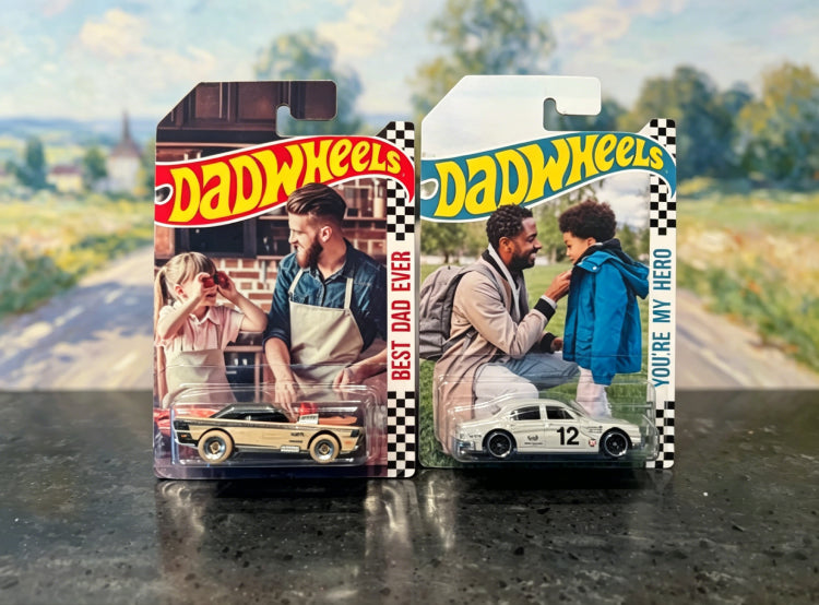 Custom Retro Dad Wheels Packaging Car Gift - Gift for Men, Personalized Gift for Dad, Father's Day Gift for Husband