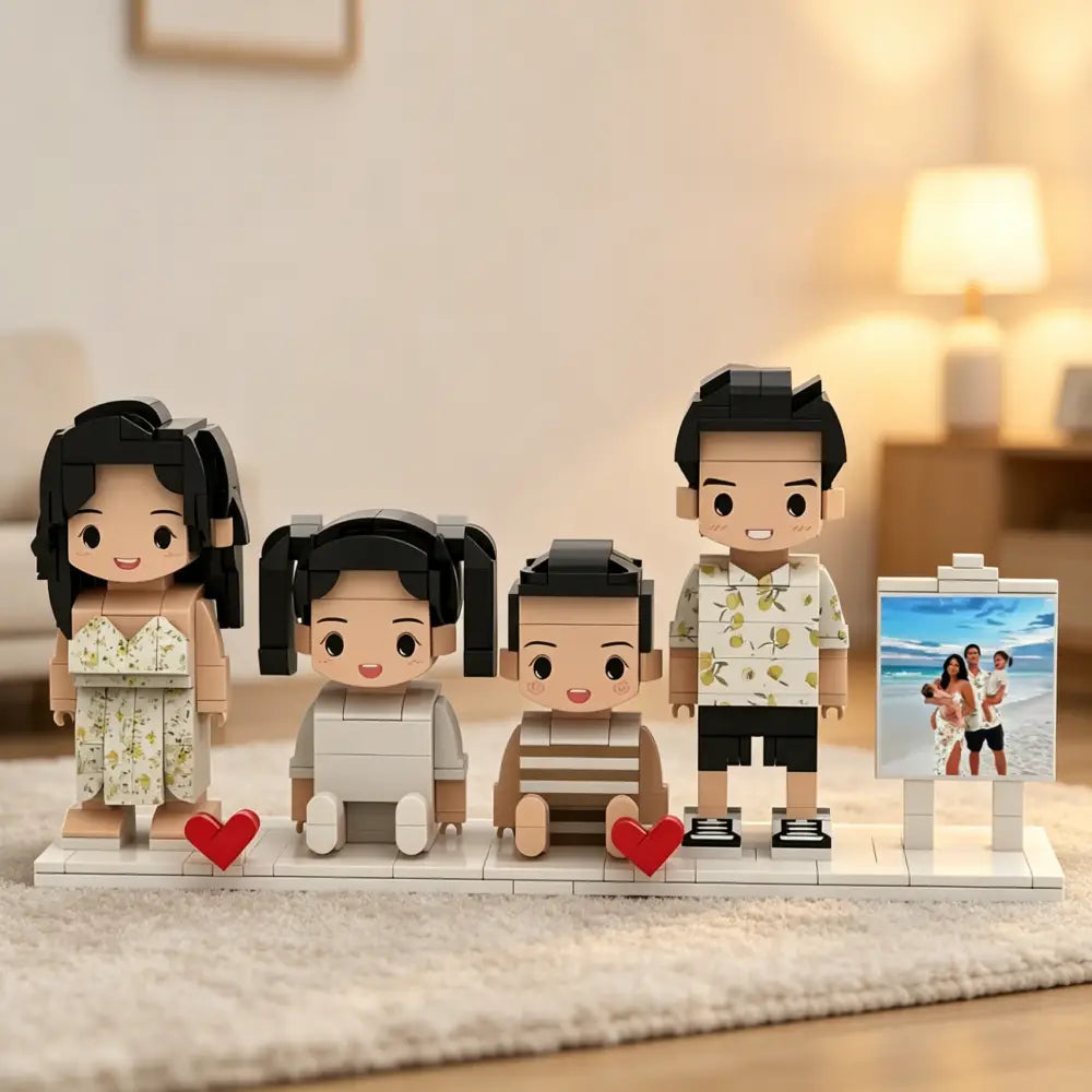 Custom Photo Building Brick Set – Personalized Mosaic Gift from Your Favorite Photo, Memory Gift for Couples, Family & Friends