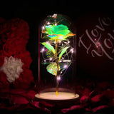 Custom Galaxy Rose in Glass Dome - Forever Rose Gift for Valentine's Day, Anniversary