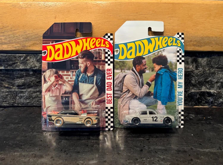 Custom Retro Dad Wheels Packaging Car Gift - Personalized Gift for Dad, Father's Day Gift for Husband, Gift for Men